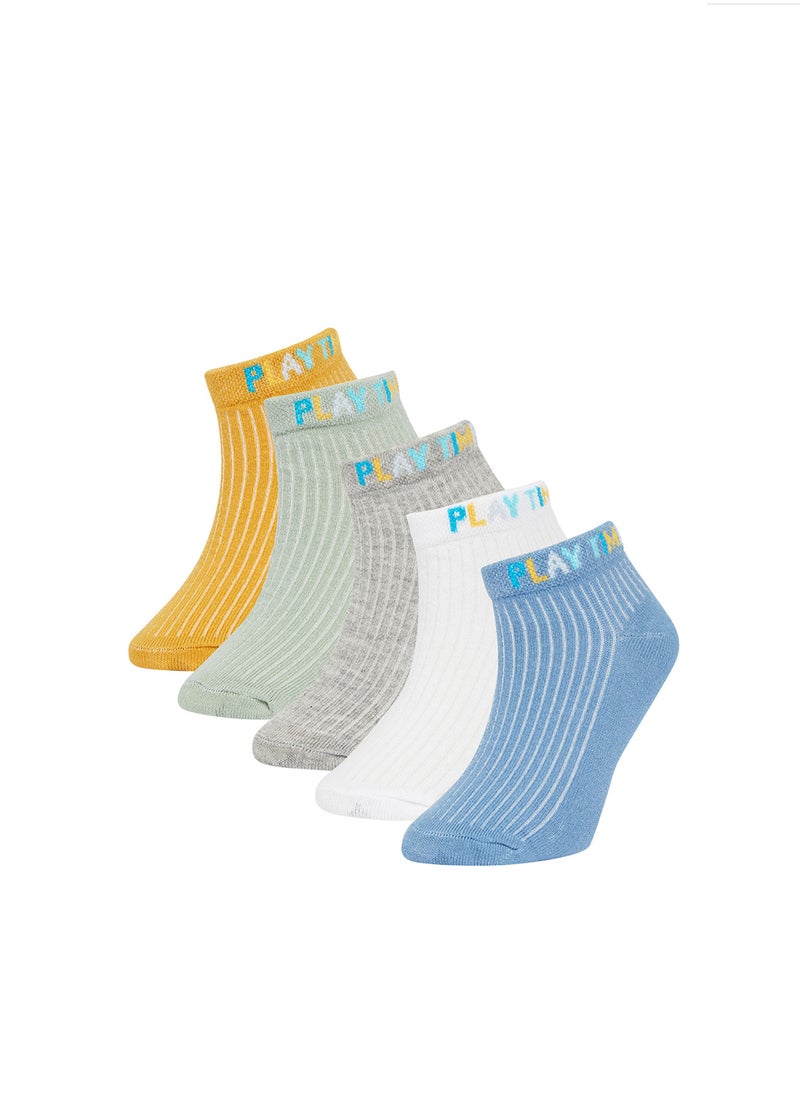 DeFacto 5-Pack Cotton Ankle Socks  - Image 1