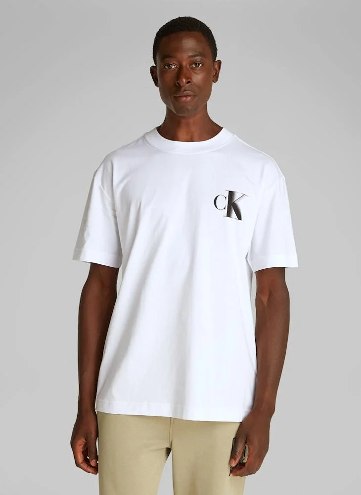 كالفن كلاين جينز Logo Crew Neck T-Shirt