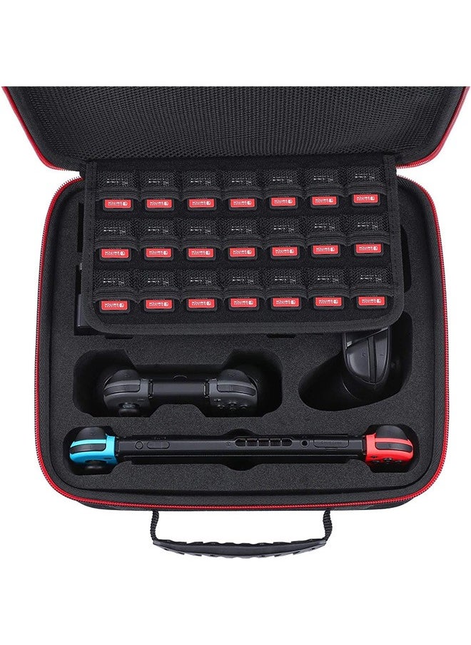 Hard Carrying Case Compatible with Nintendo Switch, Travel Case fit Switch Pro Controller.