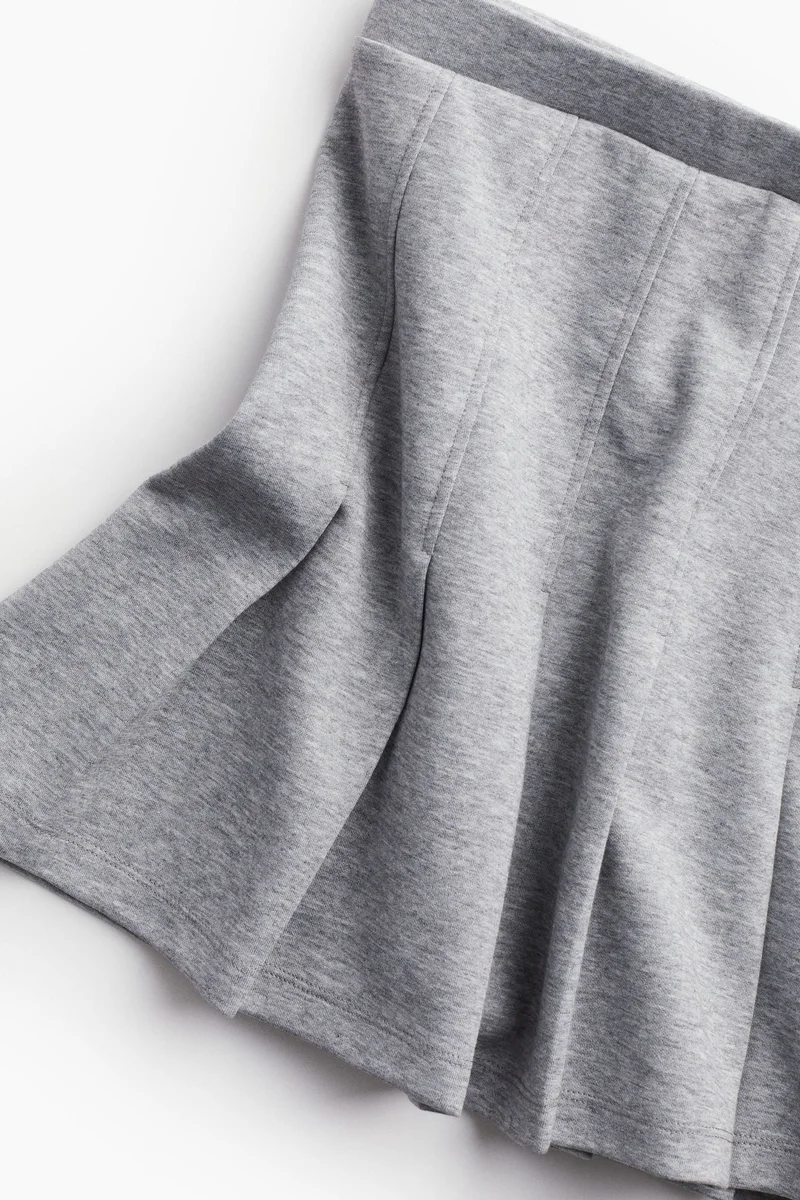 H&M Pleated scuba skirt