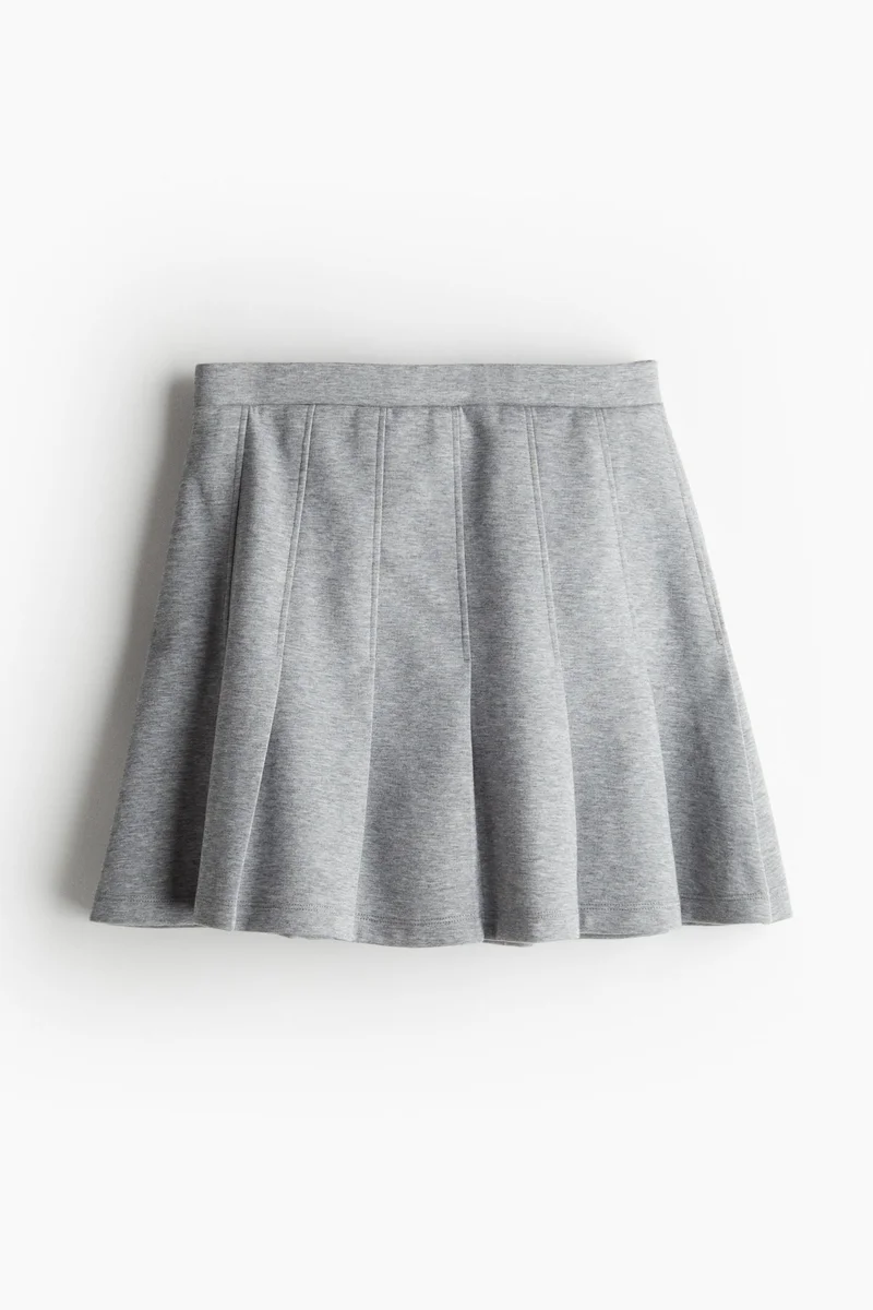 H&M Pleated scuba skirt