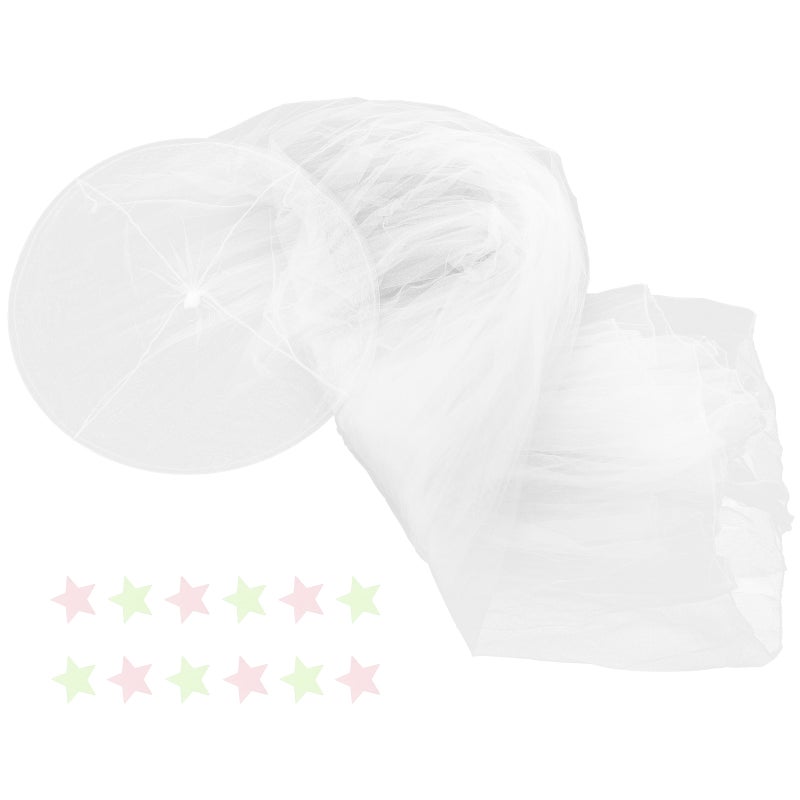 2 Sets of Bed Canopy for Home Dorm Dome Bed Netting Canopy Curtain Bed Canopy - Image 5