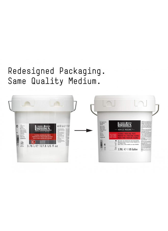 Liquitex - Liquitex Professional Flexible Modeling Paste, 3.78L (128-oz) - Image 1