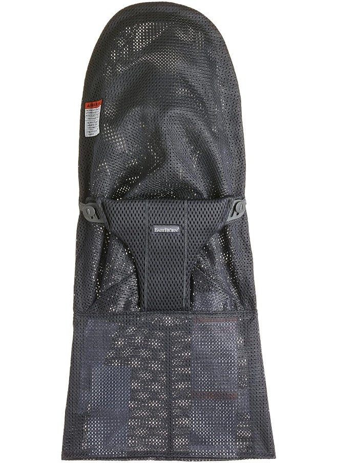 BABYBJORN Babybjörn Fabric Seat For Bouncer - Anthracite, Mesh  - Image 1