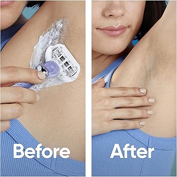 Venus شفرات حلاقة جيلت فينوس ديلوكس سموذ سويرل للنساء عبوة من 10 شفرات - Image 5