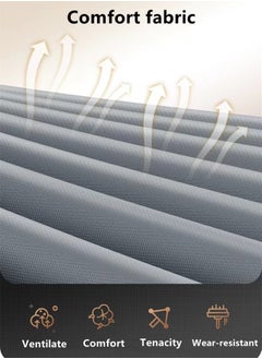 Kutis 1-Piece Folding Camping Cot Outdoor Portable Leisure Recliner Office Home Nap Bed 190x68 cm  - Image 4