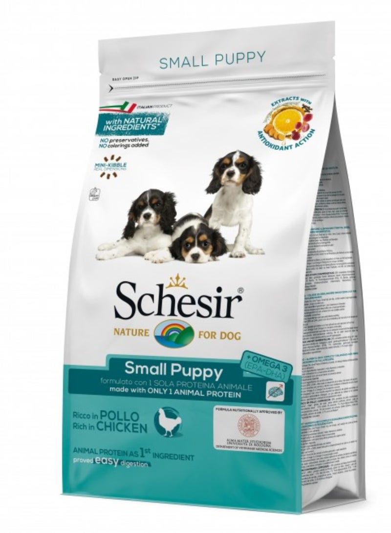 Schesir Small Puppy With Chicken Dry Food Bag 2Kg