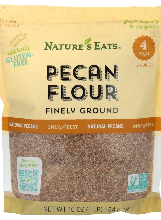 Pecan Flour Finely Ground 16 oz (454 g)