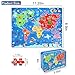 LELEMON World Map Puzzles for Kids Ages 48100 Pieces World Sea Map Jigsaw Puzzles in a Metal BoxFun World Map Learning Educational Toys for Boys Girls - Image 4
