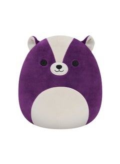 Squishmallows 7.5 inch Sloan Purple Skunk , Officially Licensed Kellytoy Plush Toy, Colorful Soft Toy, Gift for Kids, Girls & Boys Washable Squishy Stuff Toy Multicolor All Age  - Image 1