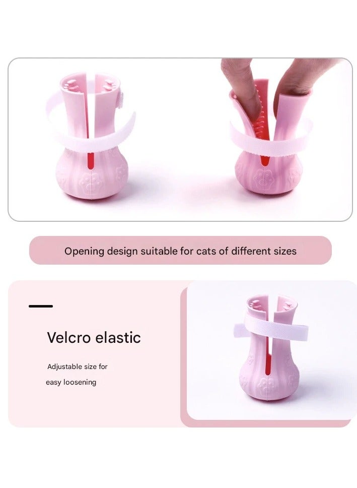 Goolsky Multi - functional Cat Paw Covers for Bathing, Anti - scratch and Anti - bite, Matched with Cat Washing Bags for Pet Cleaning - Image 2