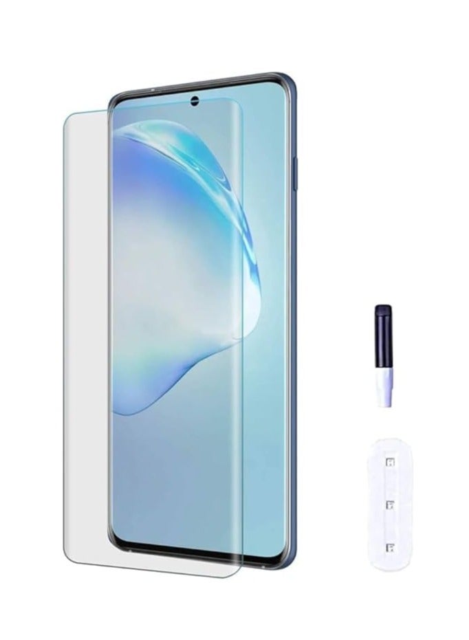 UV Screen Protector for Xiaomi Redmi Note 14 Pro,PLUS UV Tempered Glass, Screen Saver, 9H Hardness, Bubble-free, Clear - Image 1