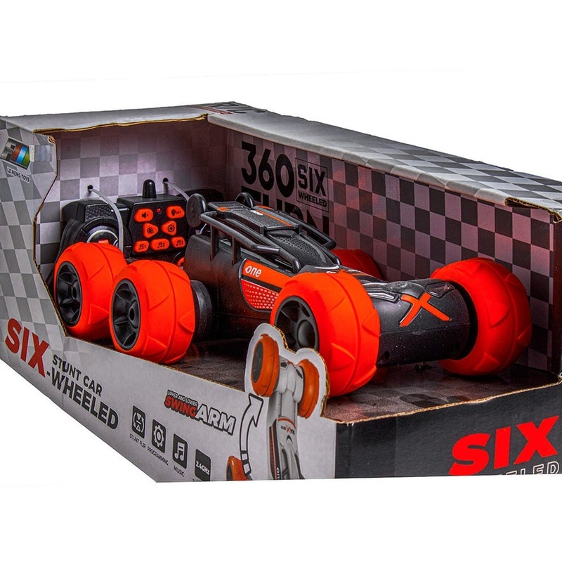 Six Wheeled Stunt Car with Remote Control - F6 - Image 5