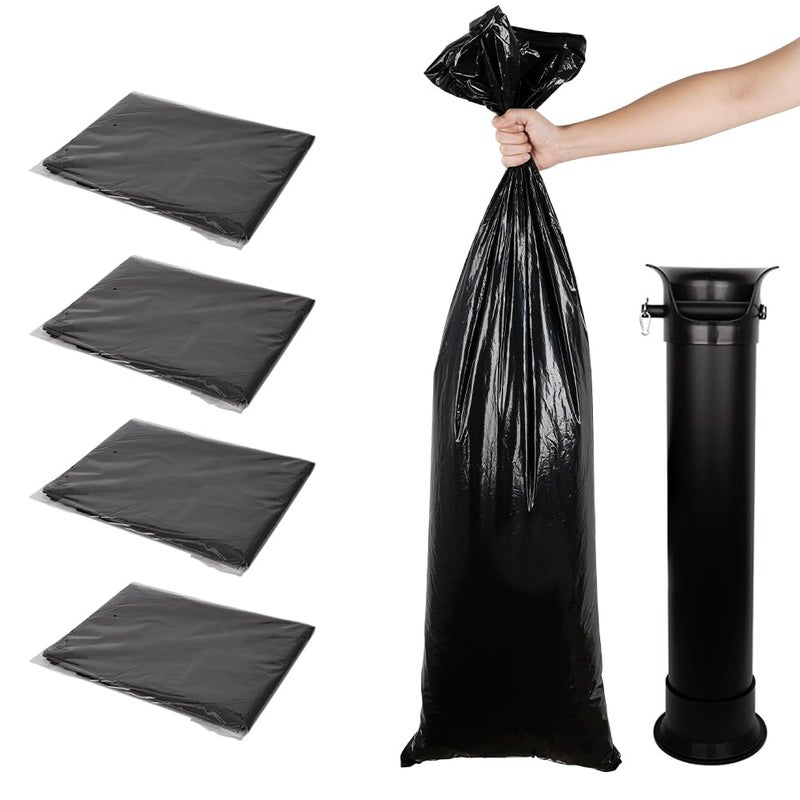 watchget Espresso Knock Box Garbage Bag Commercial Floor Standing Espresso Dump Bin Large Heavy Duty Thick Liners Coffee Shop Accessories 100Pcs - Image 2