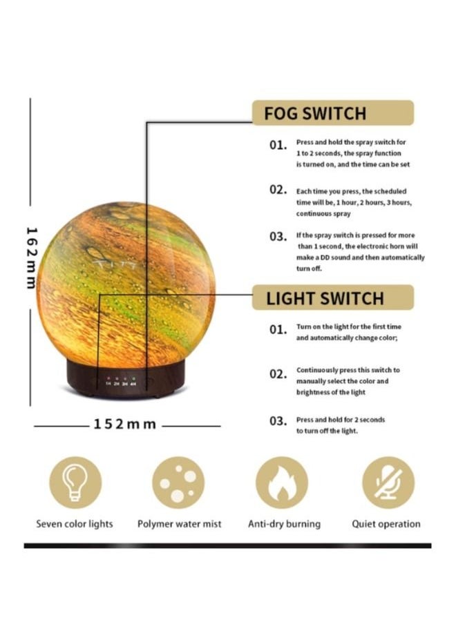 Generic - Electric Aromatherapy Diffuser Globe Shape Elevate Your Environment - Image 1