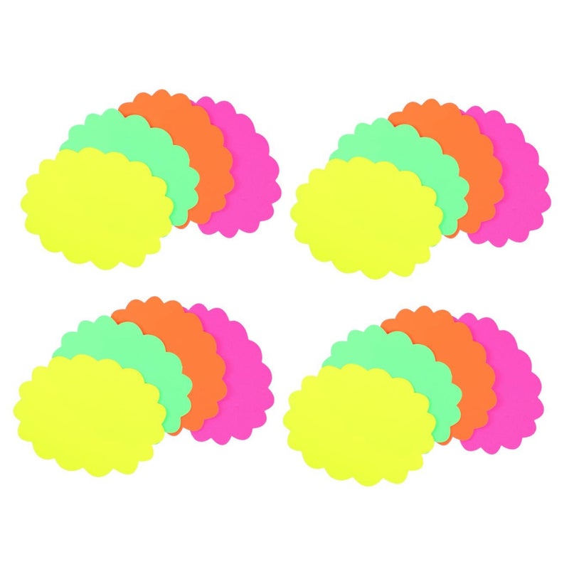 40 Pieces Fluorescent Price Tags Explosion Shape for Supermarkets Retail Stores - Image 2