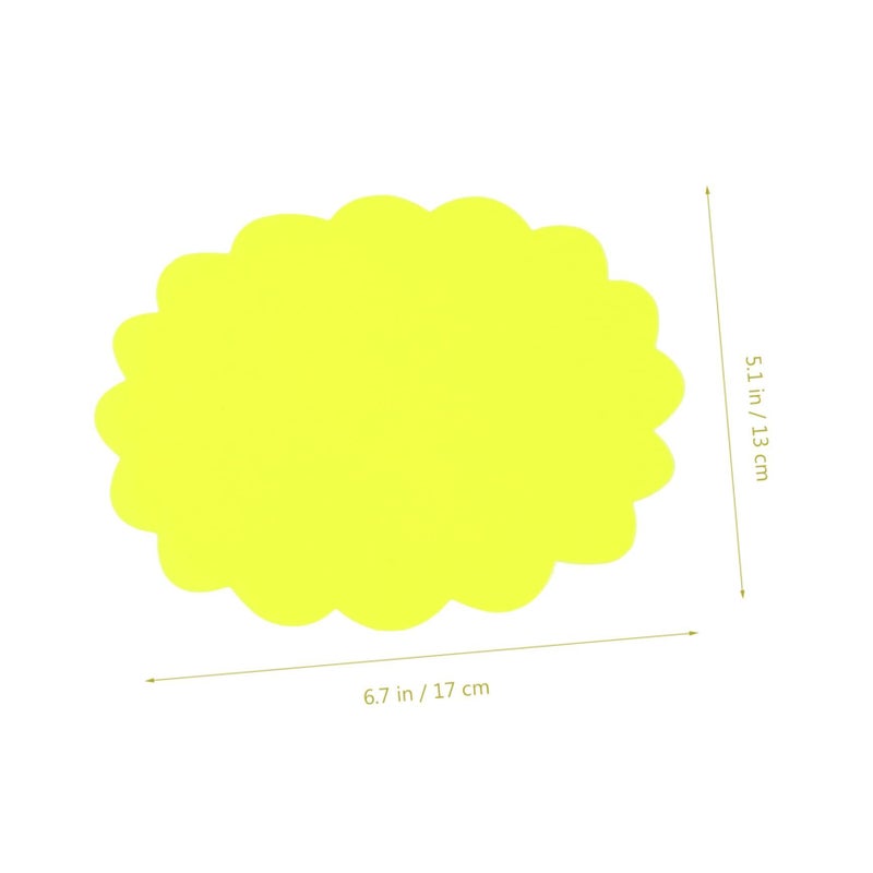 40 Pieces Fluorescent Price Tags Explosion Shape for Supermarkets Retail Stores - Image 3