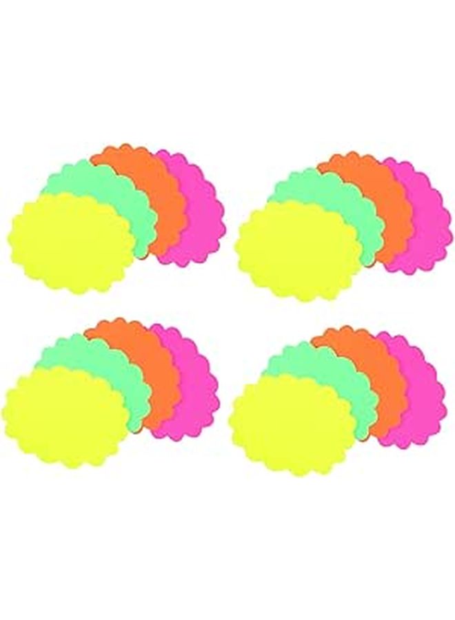 40 Pieces Fluorescent Price Tags Explosion Shape for Supermarkets Retail Stores - Image 1