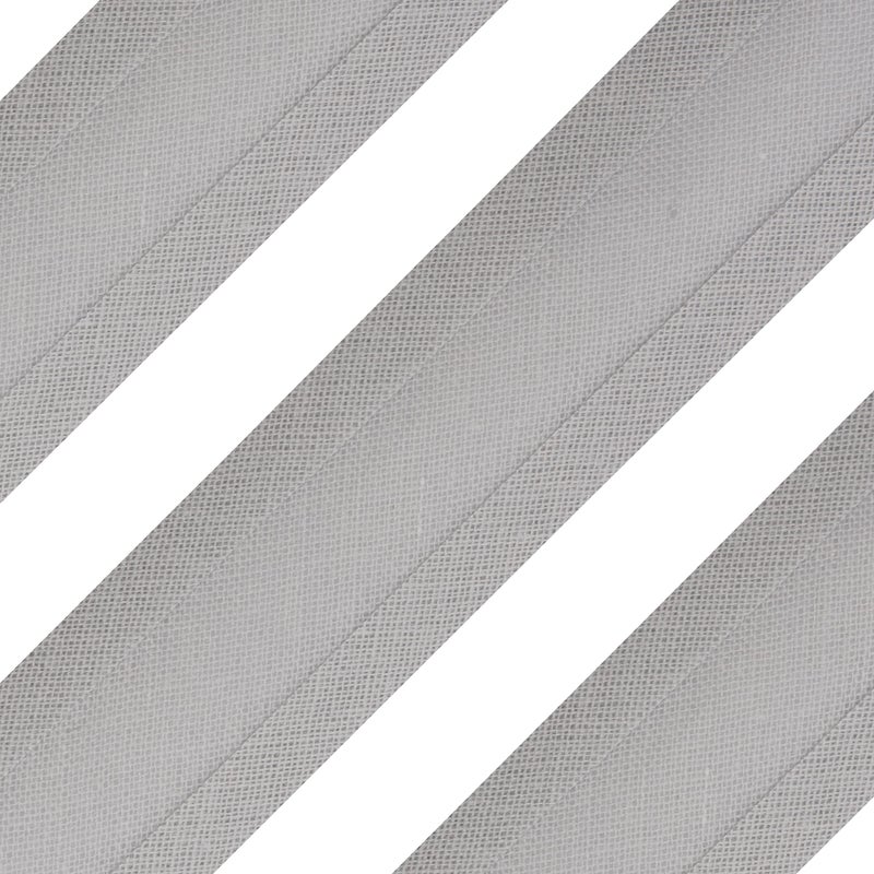 Realm Bias Binding Tape Cotton 1 Inch  25mm  5 Metres Silver