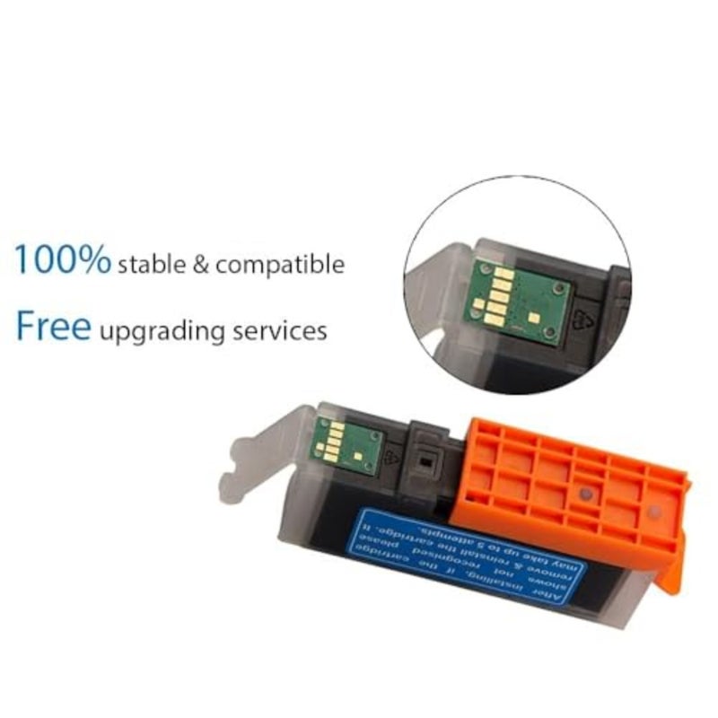 ® for HP Ink Set 655 Cartridge 4-Pack Black Cyan Magenta Yellow CZ109AE CZ110AE CZ111AE CZ112AE Compatible with Deskjet Ink Advantage 3525 4615 4625 5525 6520 6525 - Image 4
