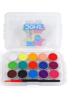 DOMS 15-Shade Small Size Watercolour Painting Set With Brush  - Image 2