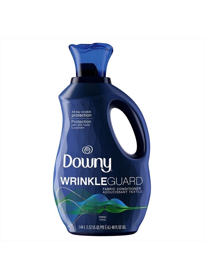 Downy Wrinkleguard Laundry Fabric Softener Liquid, Fresh Scent, 192 Total Loads (Pack Of 2)  - Image 4