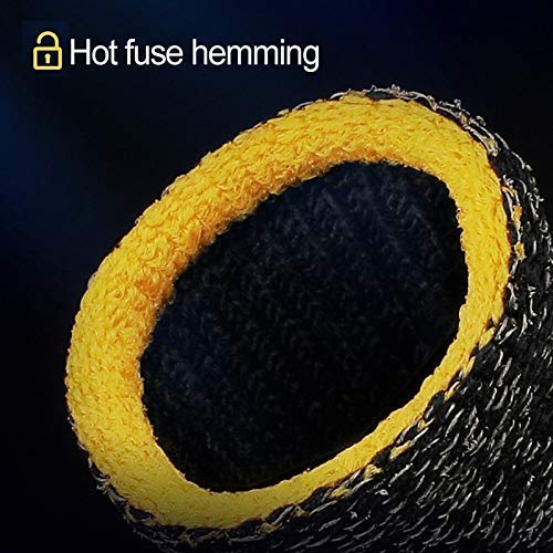 Inefable® Pubg Anti-Slip Thumb Sleeve, Increase Your Gaming Score Slip-Proof Sweat-Proof Professional Touch Screen Thumbs Finger Sleeve for Pubg Mobile Phone Game Gaming Gloves Multi Colour (4 Pair) - Image 4