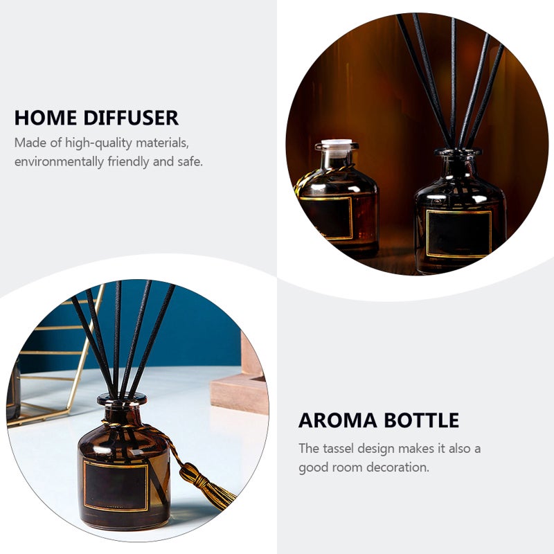 Tassel Bottle Home Perfume Diffuser Rattan Air Freshener with Rattans - Image 4