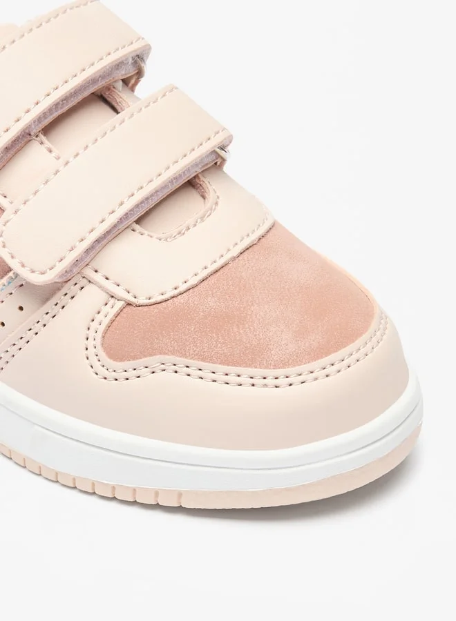 فلورا بيلا من شو إكسبرس Girls Panelled Shoes with Hook and Loop Closure