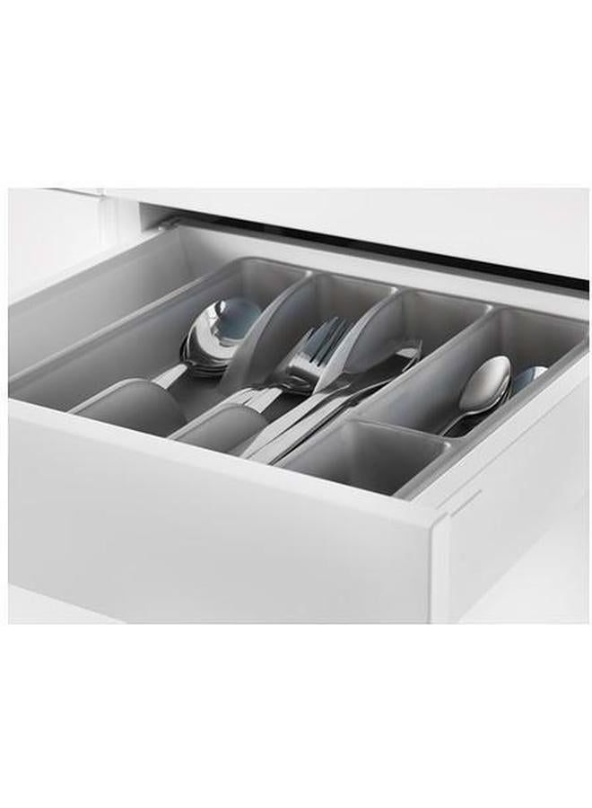 Smacker Cutlery Tray Grey 31X26X4cm - Image 2