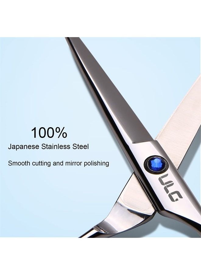 ULG - Hair Cutting Scissors, ULG Professional Hair Scissors 6.5 inch Right-Hand Razor Edge Barber Scissors Salon Hair Cutting Shears Made of Japanese Stainless Steel, Hand Sharpened - Image 1