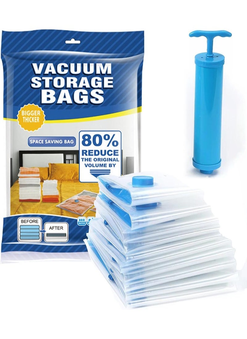 Arabest - Vacuum Storage Bags,  Space Saver ​Travel Storage Bag With Hand-Pump, Vacuum Compression Bag for Bedding, Pillows, Towel, Clothes - Image 1
