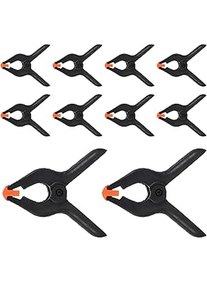 Heavy Duty 10pcs Spring Clamps For Woodworking Photography Backdrop DIY Crafts 2 Inch - Image 1