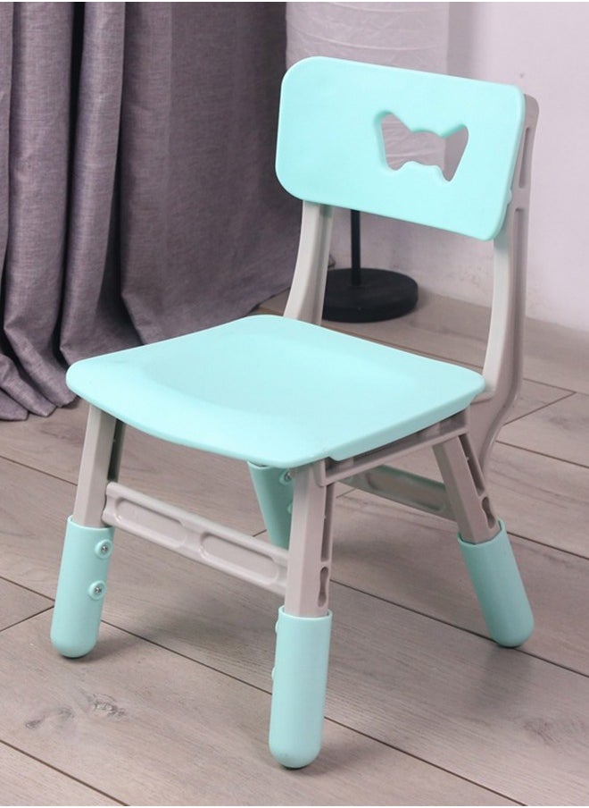JSAITOYS 1-Piece Mint Green Adjustable Height Chair For Office/Home Use  - Image 2