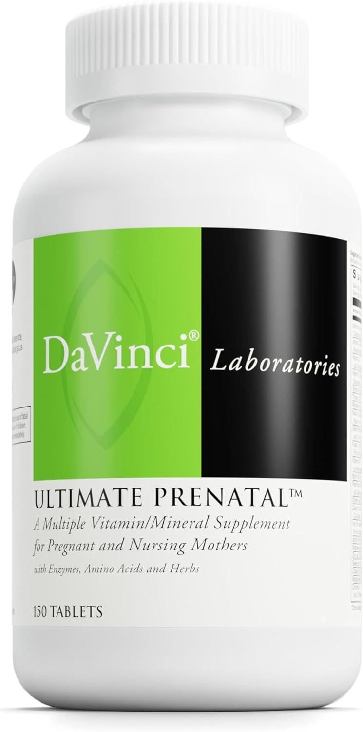 DaVinci Labs Ultimate Prenatal  Nutritional Supplement for Pregnant Women and Nursing Mothers to Support Healthy Pregnancy and Lactation  With Vitamins Minerals Amino Acids and More  150 Tablets - Image 1