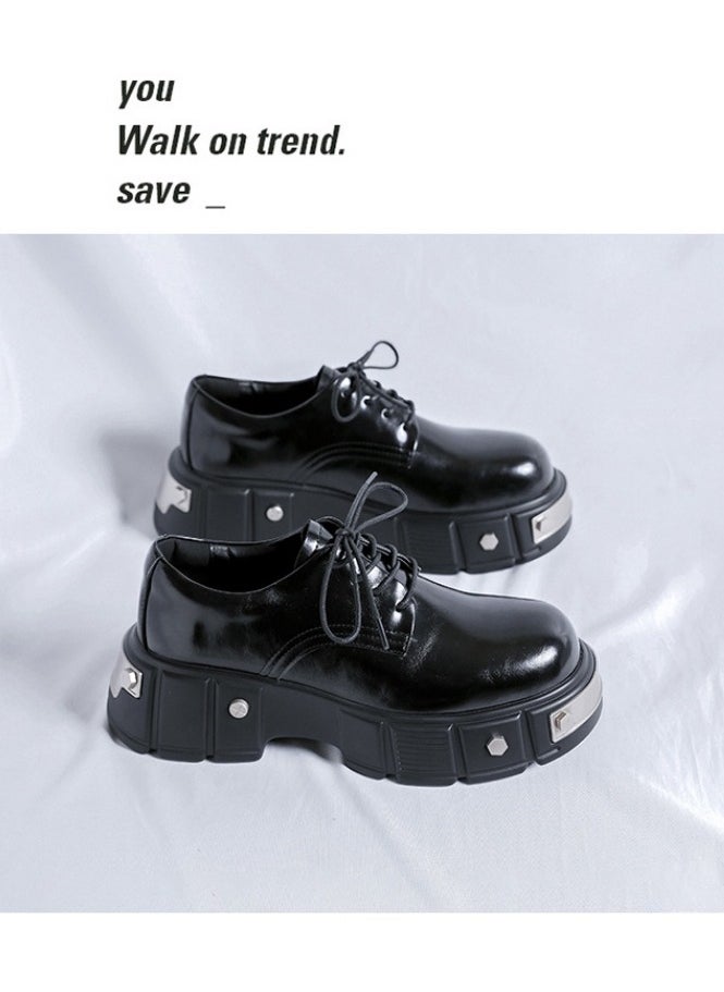 Warrior - Versatile Retro Casual Leather Shoes - Image 1