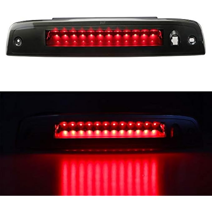 Bomusou Sanzitop Led 3Rd Brake Light Assembly High Mount Brake Light Rear Tail Light Fit For 20032016 Ford ExpeditionLincoln Navigator 923259 7L1Z13A613A 6L1Z13A613Aa Black Housing Smoke Lens - Image 1