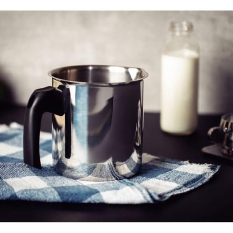 Allegra stainless steel milk boiler with Bakelite handle, 12 cm 1.4 L - Image 5