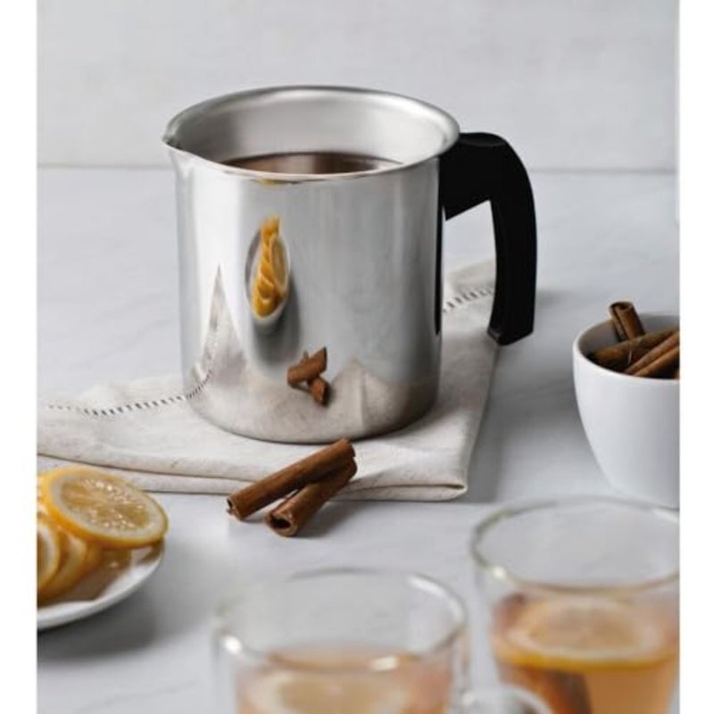 Allegra stainless steel milk boiler with Bakelite handle, 12 cm 1.4 L - Image 4