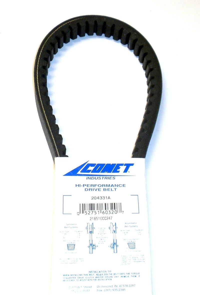 COMET INDUSTRIES 204331 Hi-Performance Drive Belt for Go Karts