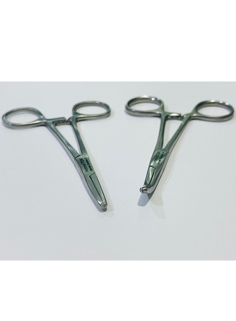 هيميل تك مجموعة ملقط الصيد (طقم من 2، مستقيم، منحني) 12 سم - Image 3