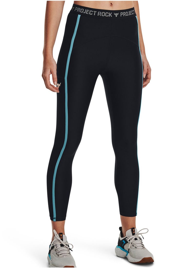 UNDER ARMOUR - Project Rock Heatgear Ankle Tights - Image 1