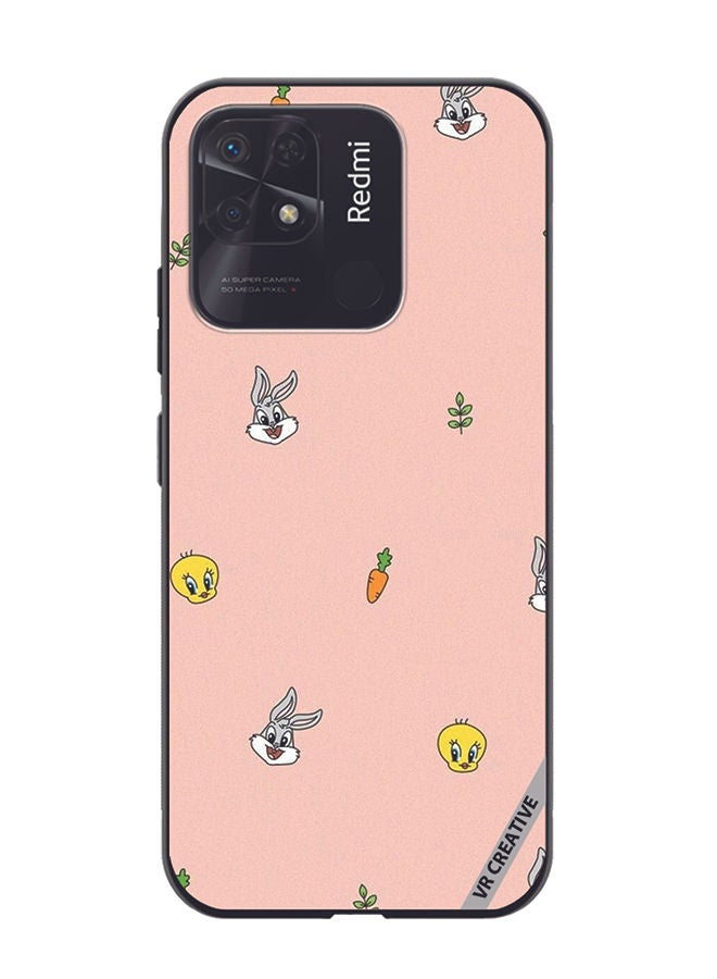 VR CREATIVE Protective Case Cover For Xiaomi Redmi 10C Bunny Design Multicolour - Image 1