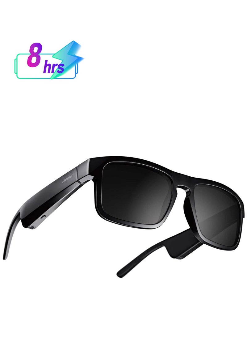 Raxoom Bluetooth Sunglasses, Smart Glasses, Polarized Bluetooth Sunglasses, Built-in Mic & Speakers, Voice Assistant, UV Protection Audio Sun Glass, Stereo Sound Audio Sunglasses for Sports Cycling Running - Image 1