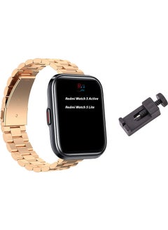 Redmud Teknoloji Xiaomi Redmi Watch 5 Active / Redmi Watch 5 Lite Compatible Stainless Steel Strap and Adjustment Device  - Image 1