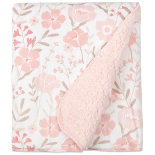 Baby Essentials Sherpa Fleece Baby Blanket 35x30 – Super Soft, Warm Reversible Baby Blankets for Newborns, Infants, Toddlers, and Nursery - Image 1