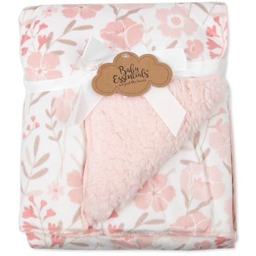 Baby Essentials Sherpa Fleece Baby Blanket 35x30 – Super Soft, Warm Reversible Baby Blankets for Newborns, Infants, Toddlers, and Nursery - Image 4