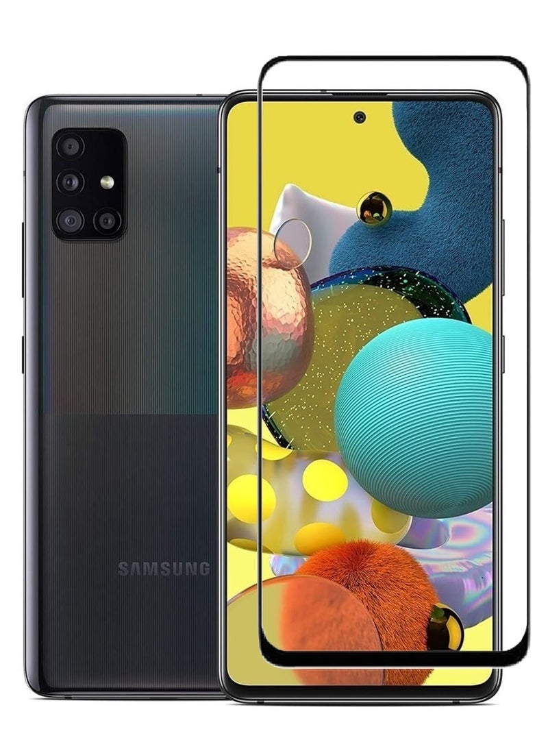 AINA Tempered Glass Screen Protector 5D Designed For Samsung Galaxy A51 5G Full Glue Edge to Edge Full Screen Coverage And Bubble Free - Image 1