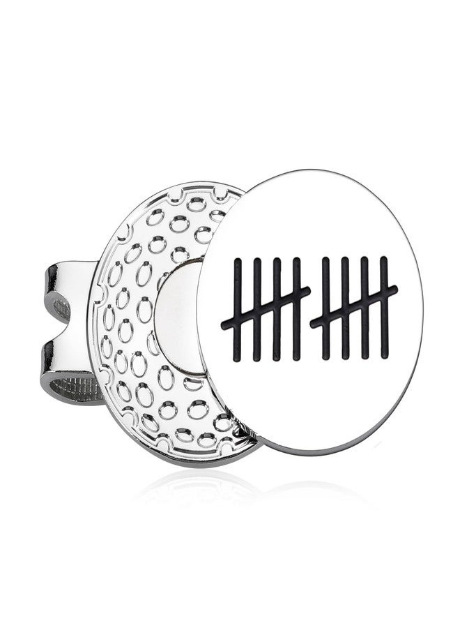 TI-EDC 10th Anniversary for Him Golf Ball Marker Hat Clip Golf Accessories for Men Husband Gift from Wife Gifts for 10 Year Anniversary Wedding Sweetest Day Christmas Valentines Day (10 Year) - Image 1