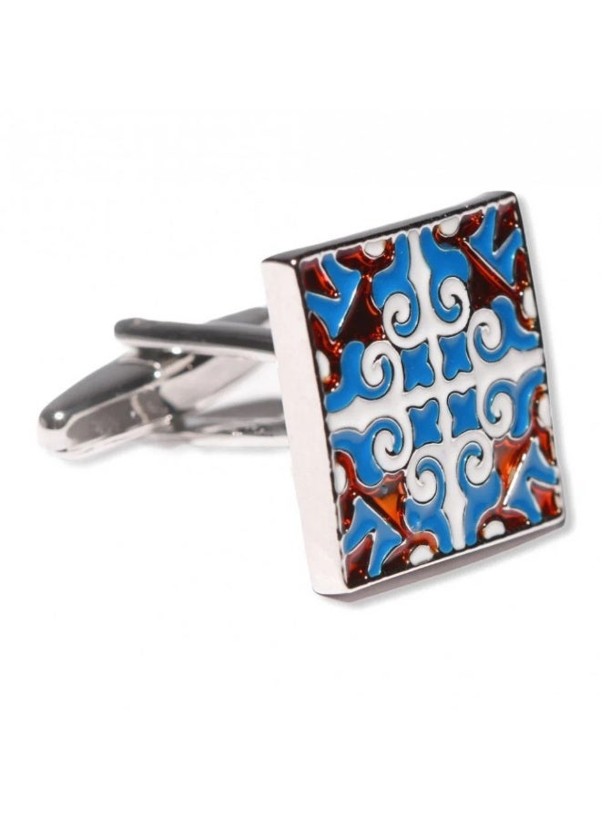 ALCOACH Luxury Men’s Patterned Cufflinks – Elegant Formal Shirt Accessories - Image 4